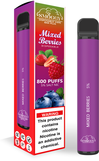 MIXED BERRIES - SMOGGY BAR PLUS - Smoggy-bar